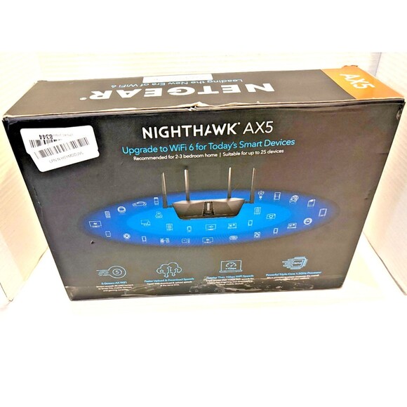 NETGEAR Nighthawk AX3600 WiFi 6 Router, 3.45Gbps (RAX41) AX5 - Picture 6 of 8